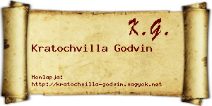 Kratochvilla Godvin névjegykártya